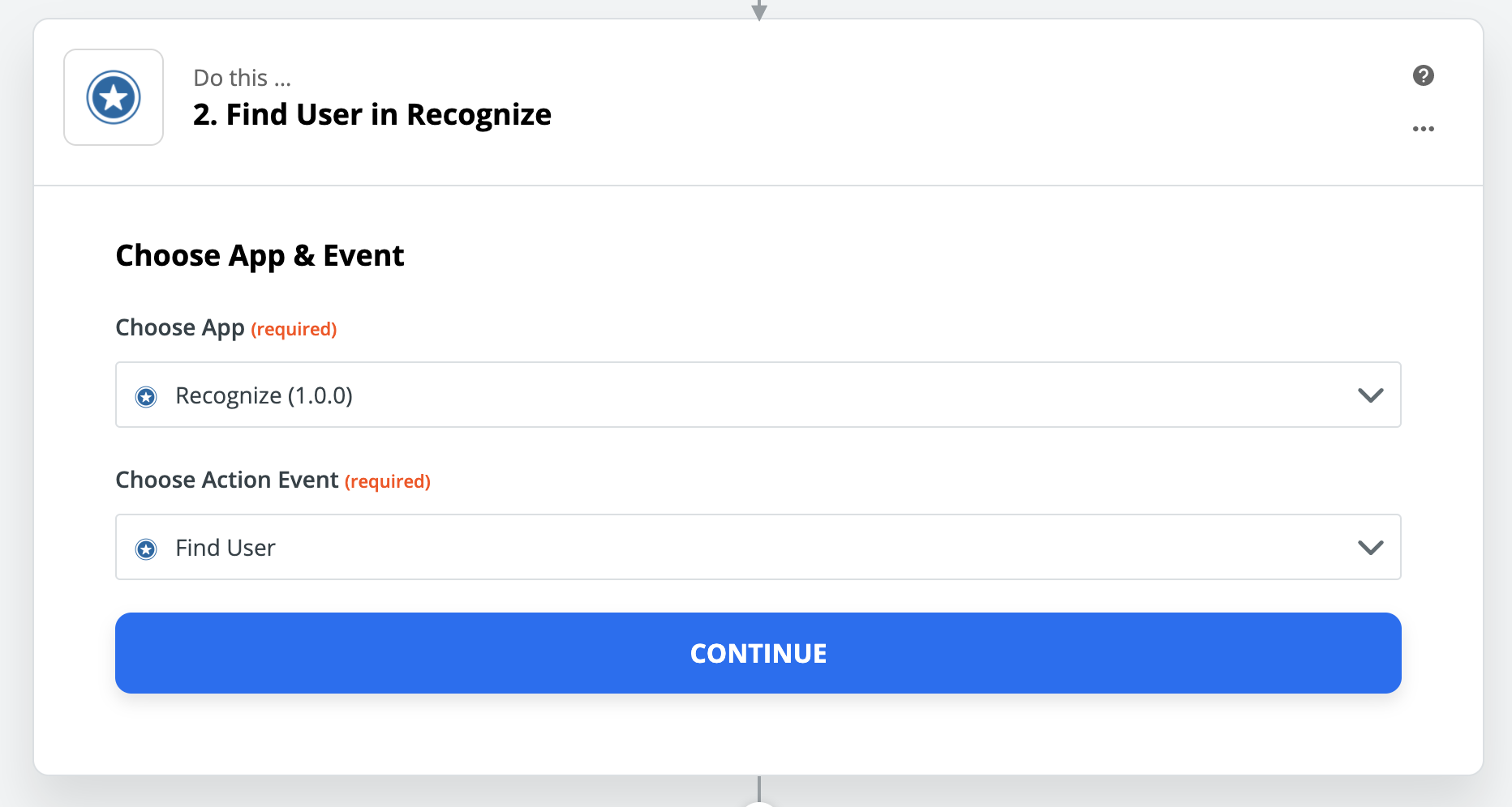 Find user in Recognize