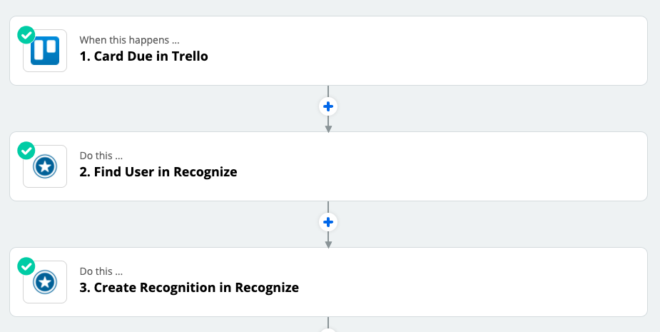 Trello to Find a user to Recognize in Zapier