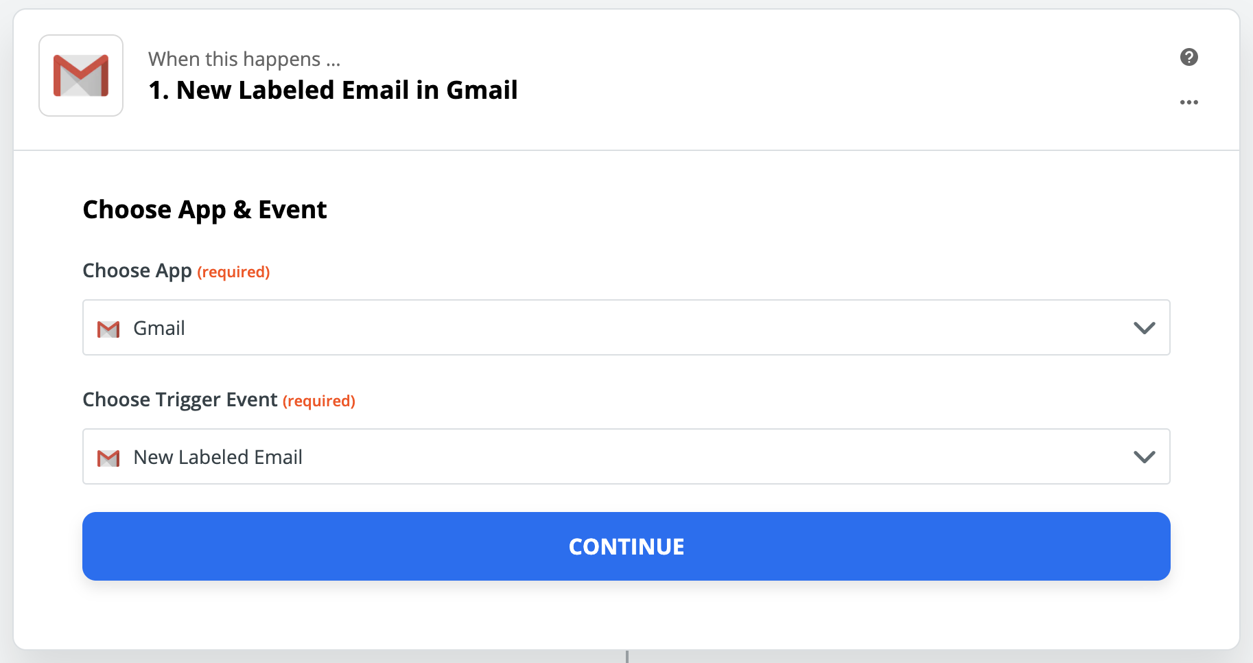 Gmail Zap