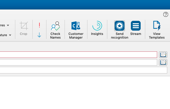 Outlook new email composer