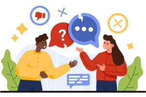 Workplace feedback conversation highlighting the importance of recognition and constructive communication