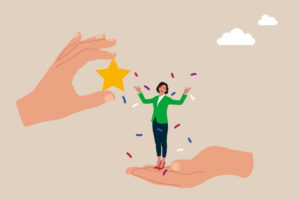 Illustration of employee recognition and workplace appreciation