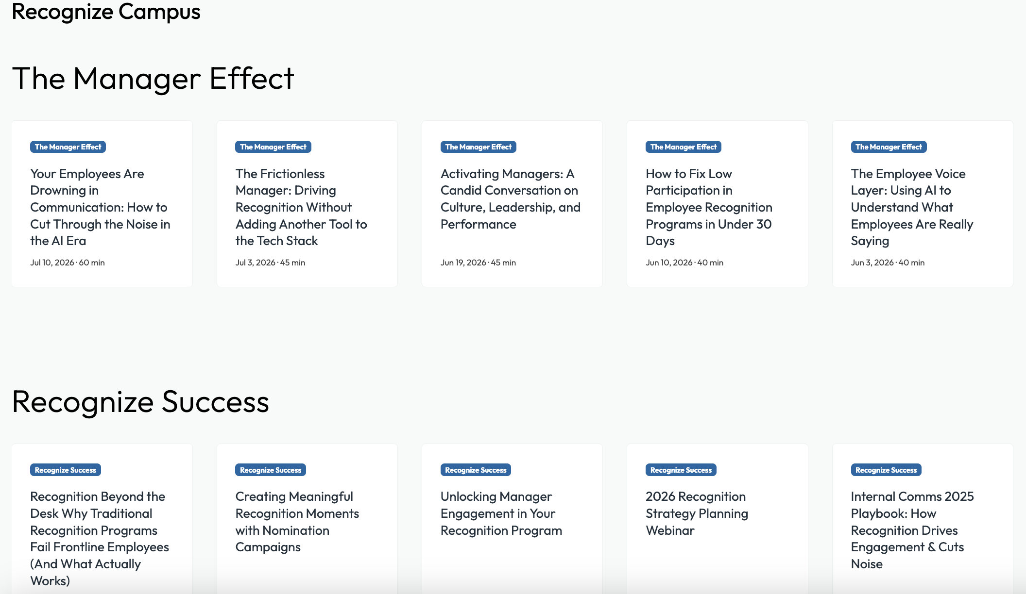 Webinar resources