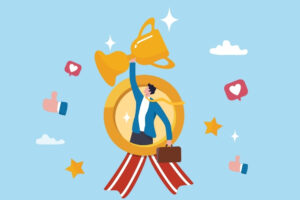 Employee achievement and recognition in a connected workplace