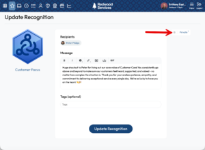 Recognition Visibility